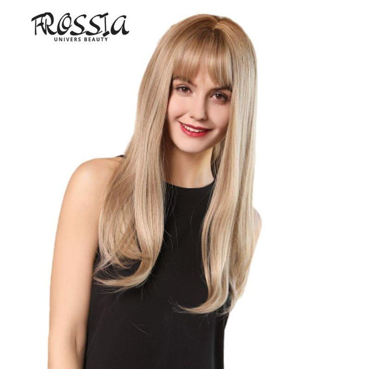 Perruque Longue Lisse blonde - Frossia 