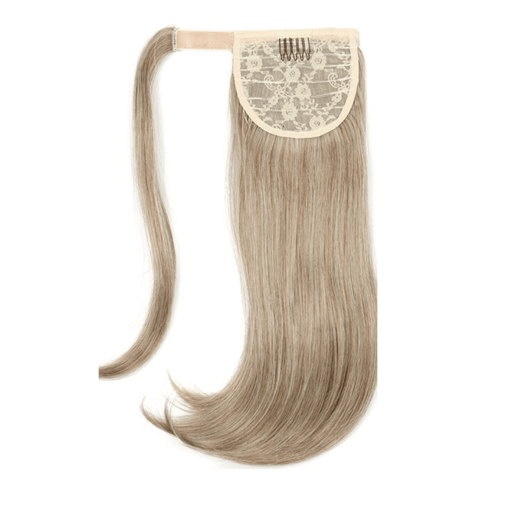 Postiche Cheveux Queue de Cheval de couleur Blond Méché Chatain | Frossia